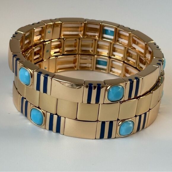 NWOT Roxanne assoulin set of three bracelets
